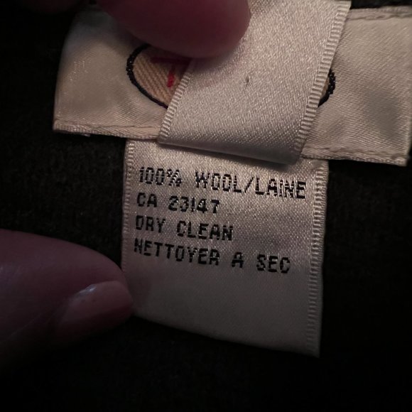 Talbots large green 100% wool vest - Picture 2 of 5